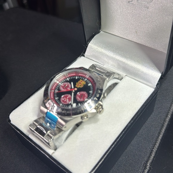 RETRO Florida State Seminoles - Collectors Watch NEW, never worn in leather box - Picture 2 of 16